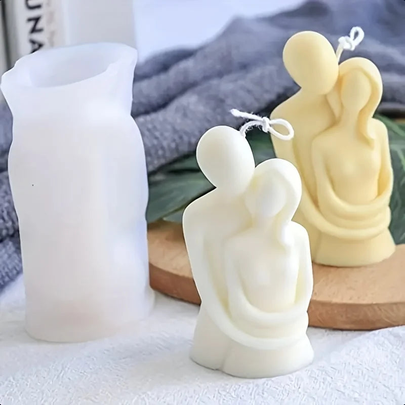 love themed 3d mold for custom candles resin art and personalized gifts
