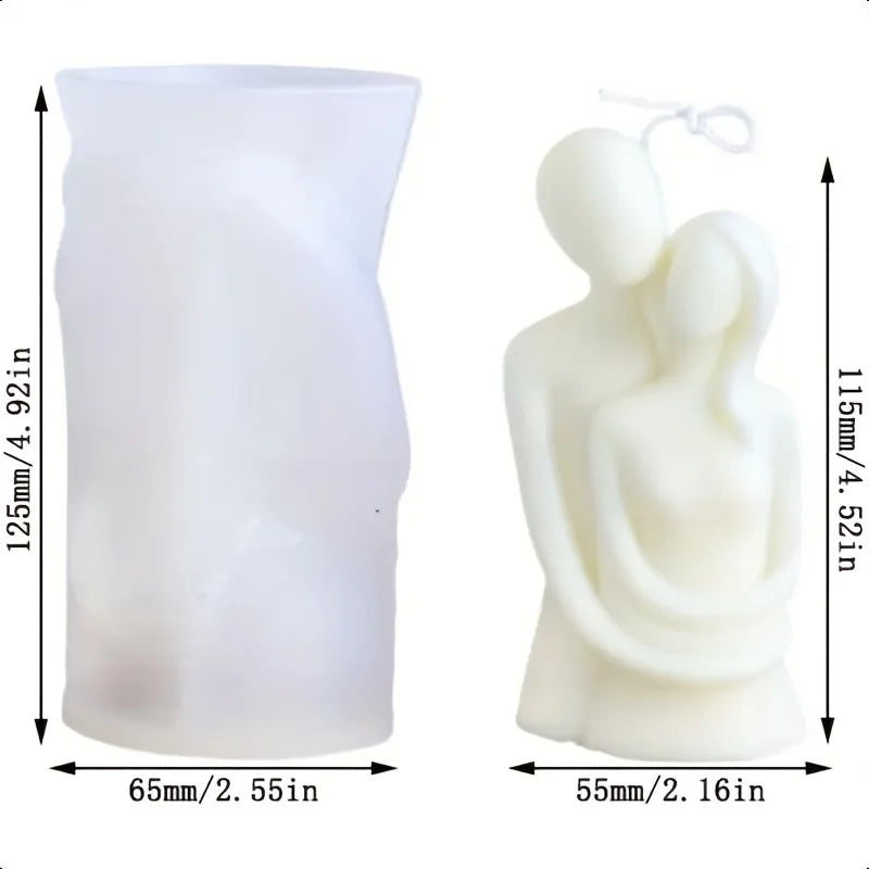 romantic handmade gift mold for candles and home decor art projects
