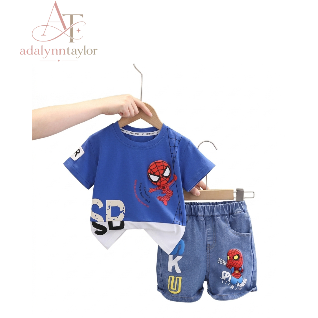 Adalynn Taylor 2026 Summer Baby Boys Spiderman  two